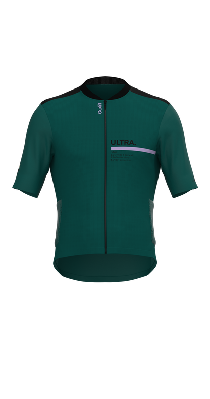 Maillot MC - Ultra V2 - Pré commande - H/F - Beige / Vert