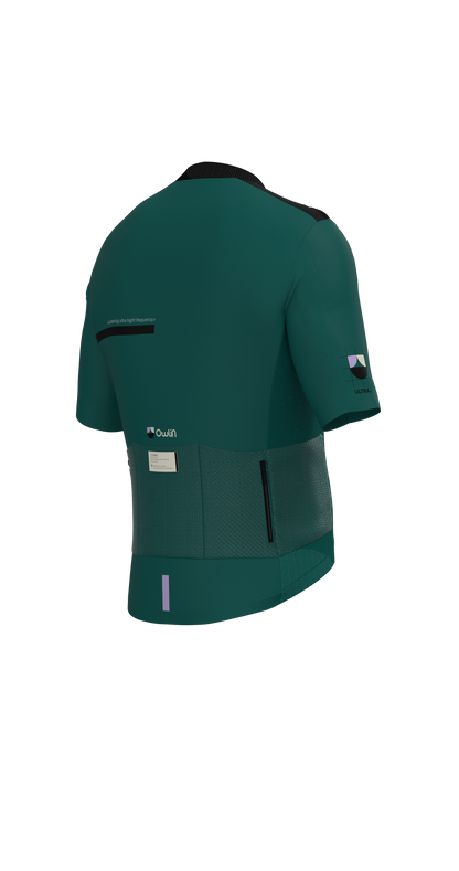 Maillot MC - Ultra V2 - Pré commande - H/F - Beige / Vert