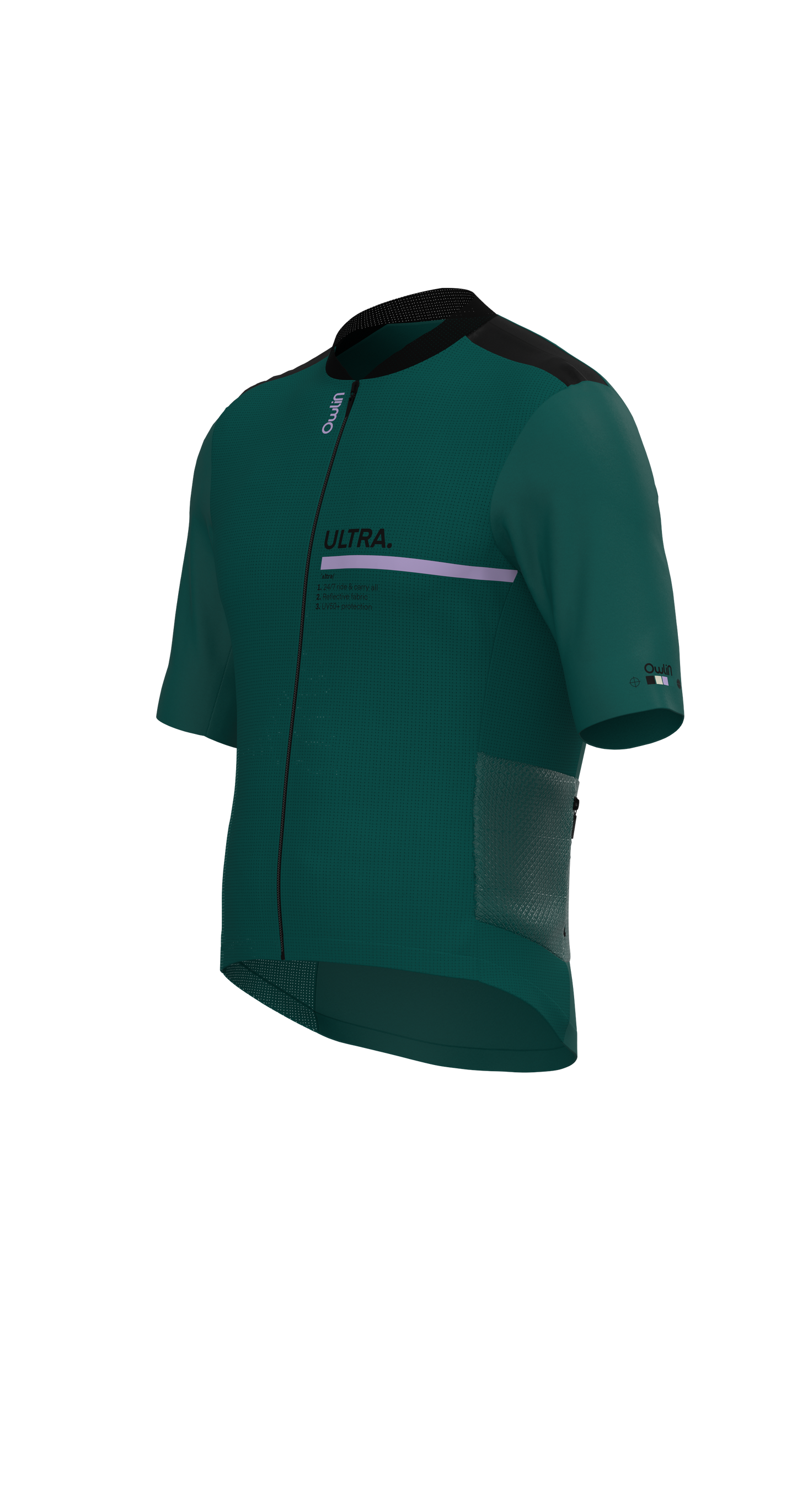 Maillot MC - Ultra V2 - Pré commande - H/F - Beige / Vert