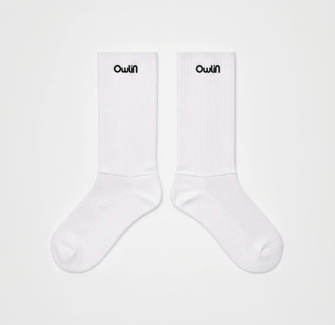Chaussettes aéro blanches - Owlin.cc