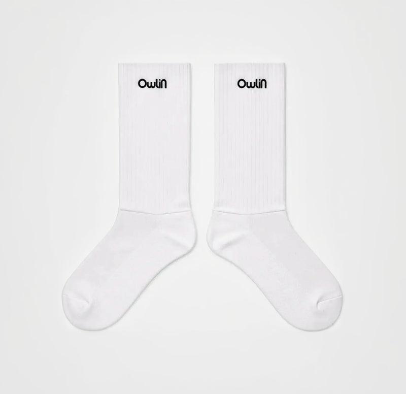 Chaussettes aéro blanches - Owlin.cc