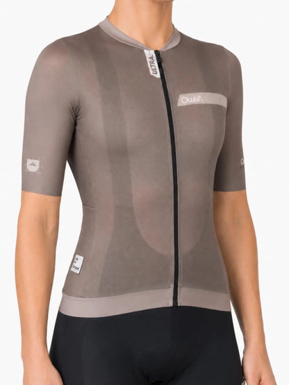 Maillot manches courtes - Ultra V3 - Unisexe - Marron - Owlin.cc