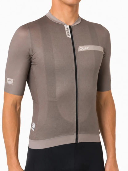 Maillot manches courtes - Ultra V3 - Unisexe - Marron - Owlin.cc