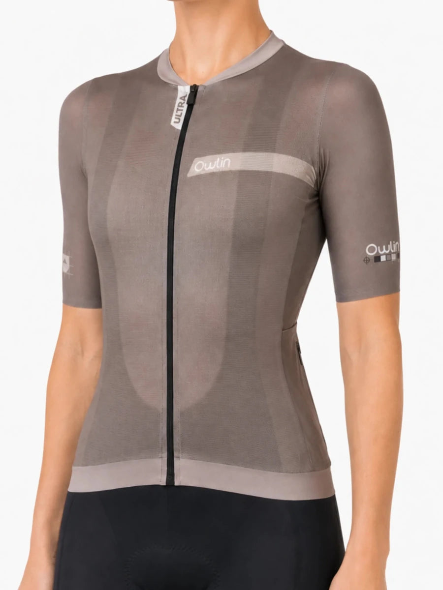 Maillot manches courtes - Ultra V3 - Unisexe - Marron - Owlin.cc