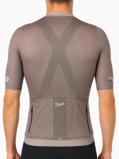 Maillot manches courtes - Ultra V3 - Unisexe - Marron - Owlin.cc