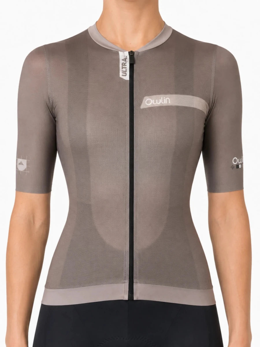Maillot manches courtes - Ultra V3 - Unisexe - Marron - Owlin.cc