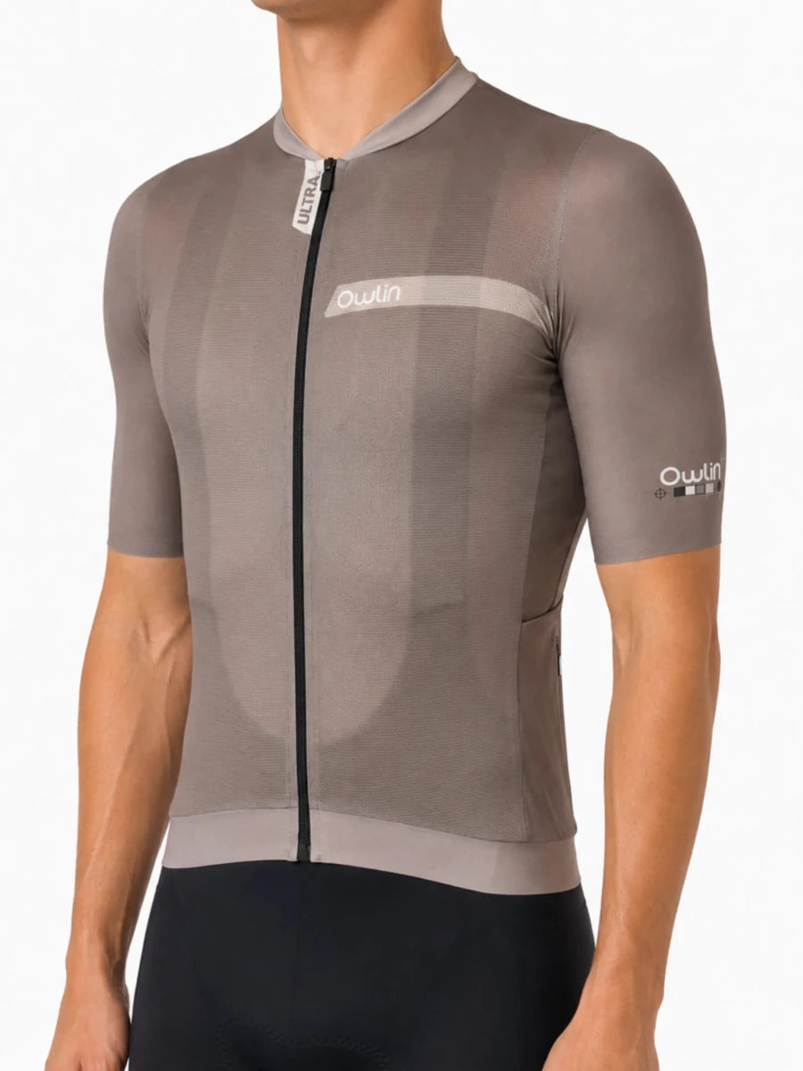 Maillot manches courtes - Ultra V3 - Unisexe - Marron - Owlin.cc