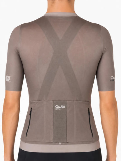 Maillot manches courtes - Ultra V3 - Unisexe - Marron - Owlin.cc