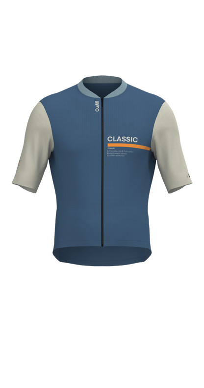 Maillot MC - Classic V2 - H/F - Bleu / Vert / Violet - Owlin.cc