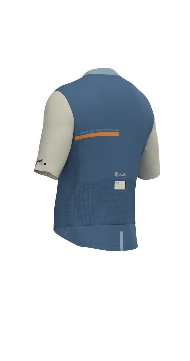 Maillot MC - Classic V2 - H/F - Bleu / Vert / Violet - Owlin.cc