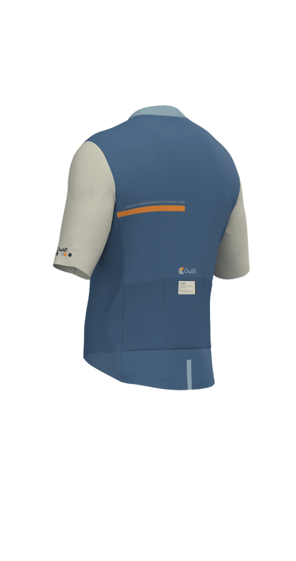 Maillot MC - Classic V2 - H/F - Bleu / Vert / Violet - Owlin.cc