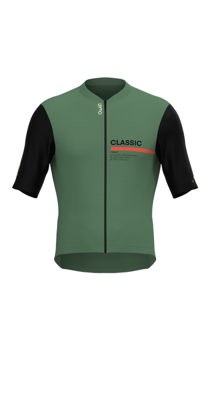 Maillot MC - Classic V2 - H/F - Bleu / Vert / Violet - Owlin.cc