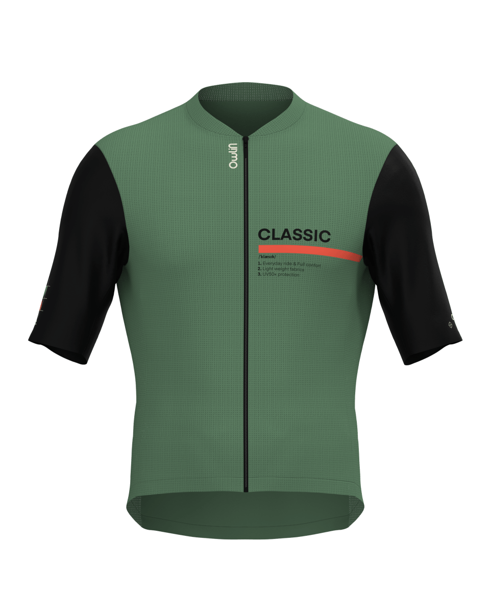 Maillot MC - Classic V2 - H/F - Bleu / Vert / Violet - Owlin.cc