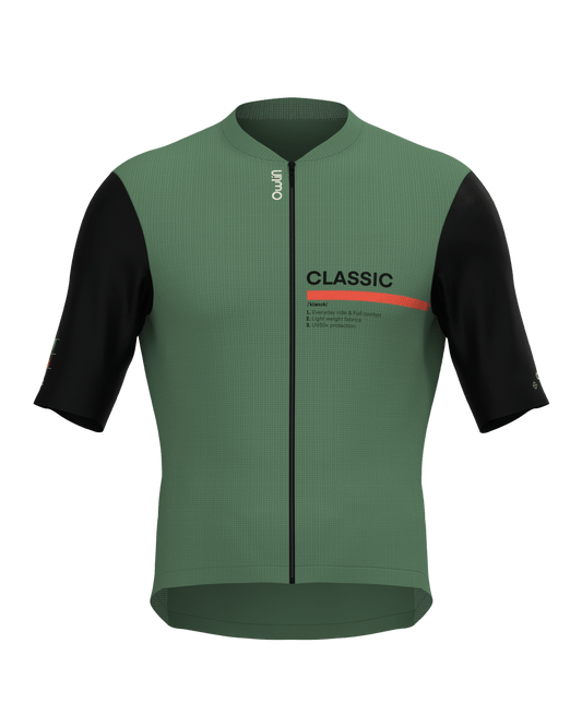Maillot MC - Classic V2 - H/F - Bleu / Vert / Violet - Owlin.cc