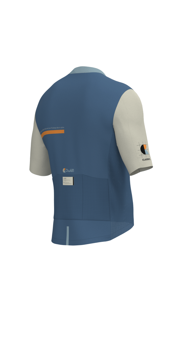 Maillot MC - Classic V2 - H/F - Bleu / Vert / Violet - Owlin.cc