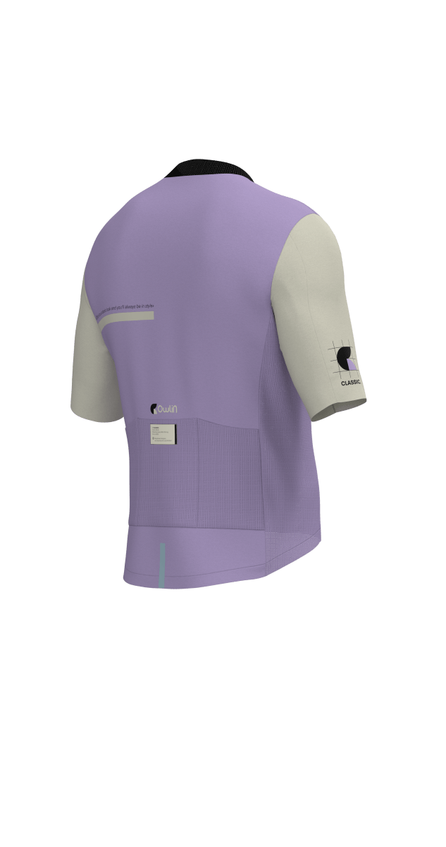 Maillot MC - Classic V2 - H/F - Bleu / Vert / Violet - Owlin.cc