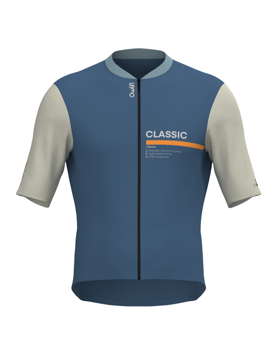 Maillot MC - Classic V2 - H/F - Bleu / Vert / Violet - Owlin.cc