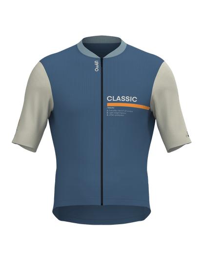 Maillot MC - Classic V2 - H/F - Bleu / Vert / Violet - Owlin.cc