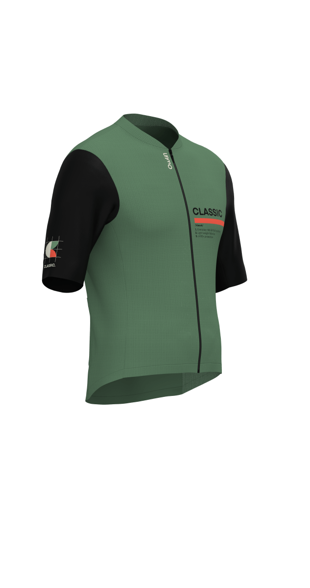 Maillot MC - Classic V2 - H/F - Bleu / Vert / Violet - Owlin.cc