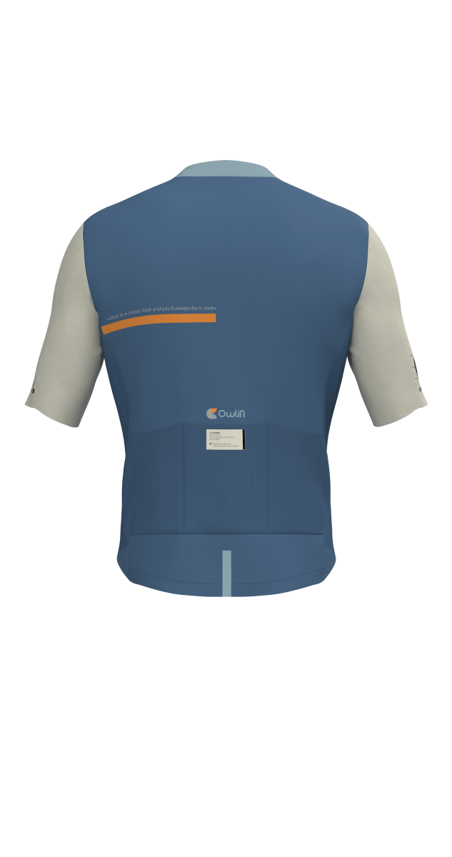 Maillot MC - Classic V2 - H/F - Bleu / Vert / Violet - Owlin.cc