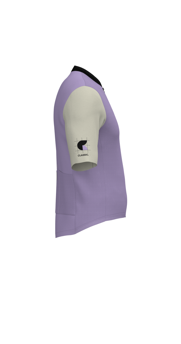 Maillot MC - Classic V2 - H/F - Bleu / Vert / Violet - Owlin.cc