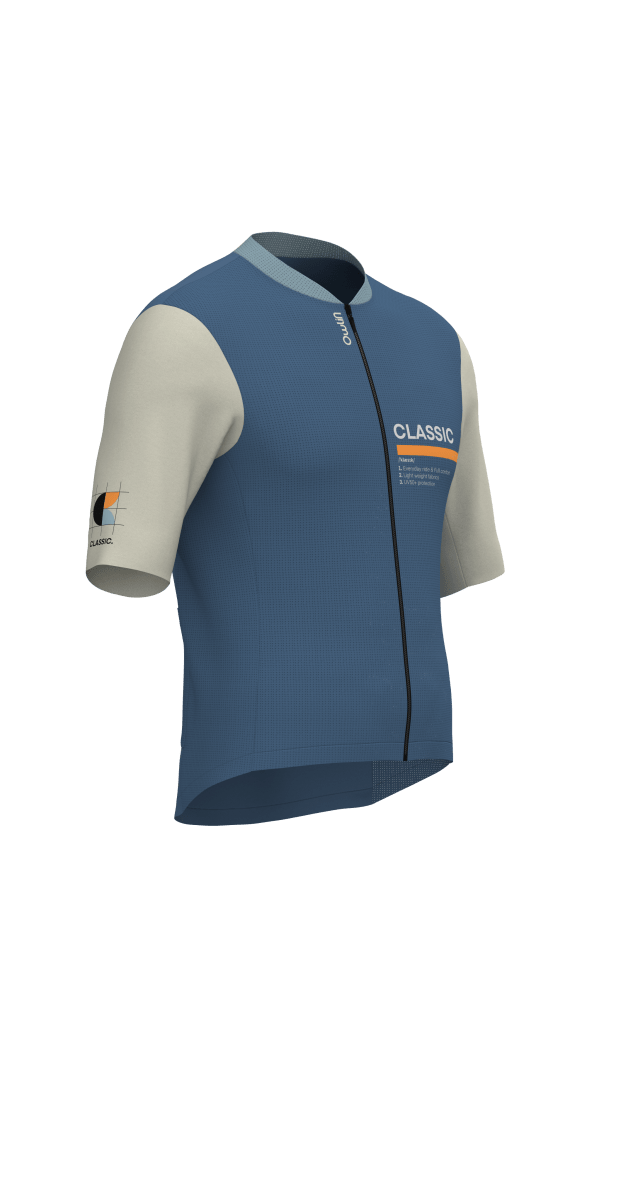 Maillot MC - Classic V2 - H/F - Bleu / Vert / Violet - Owlin.cc