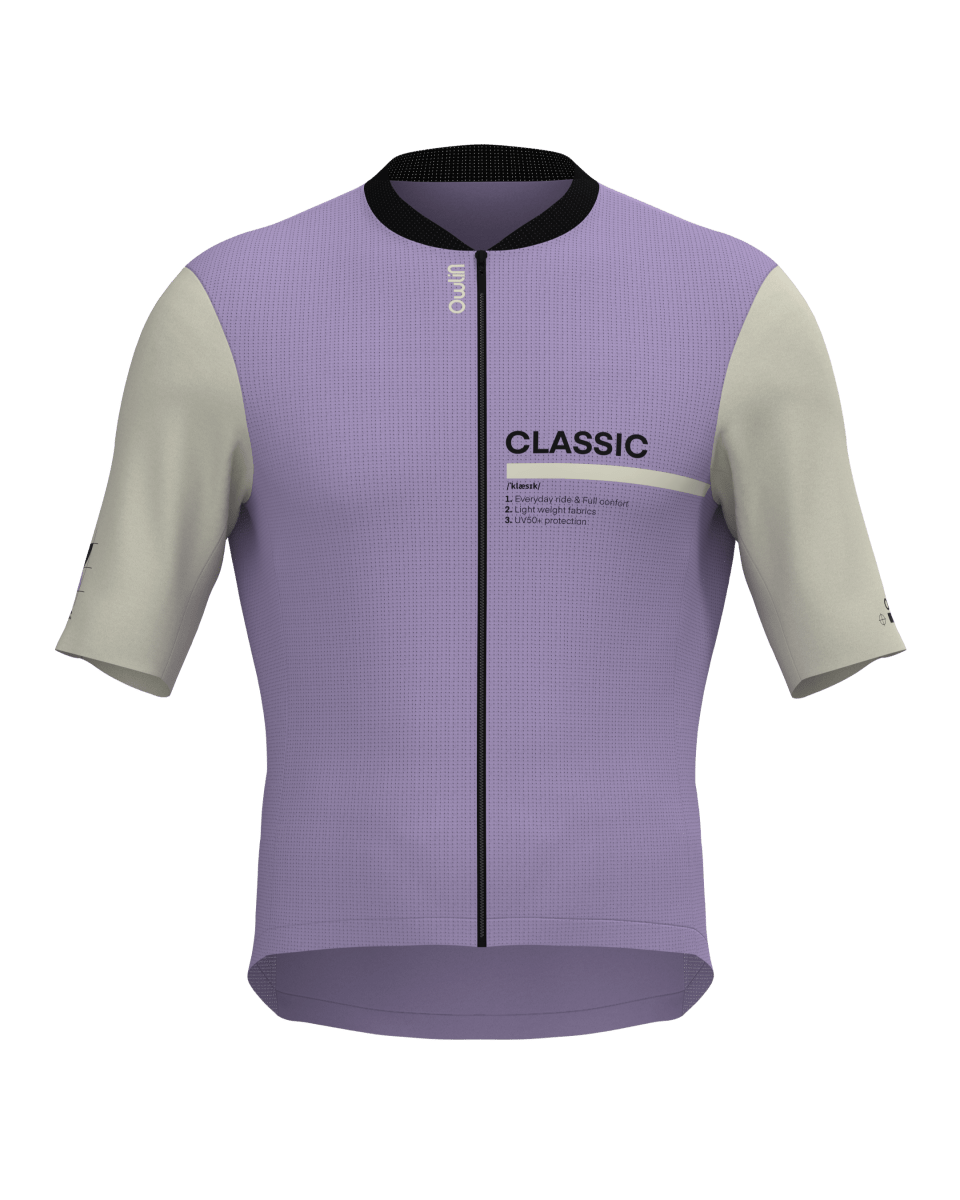 Maillot MC - Classic V2 - H/F - Bleu / Vert / Violet - Owlin.cc