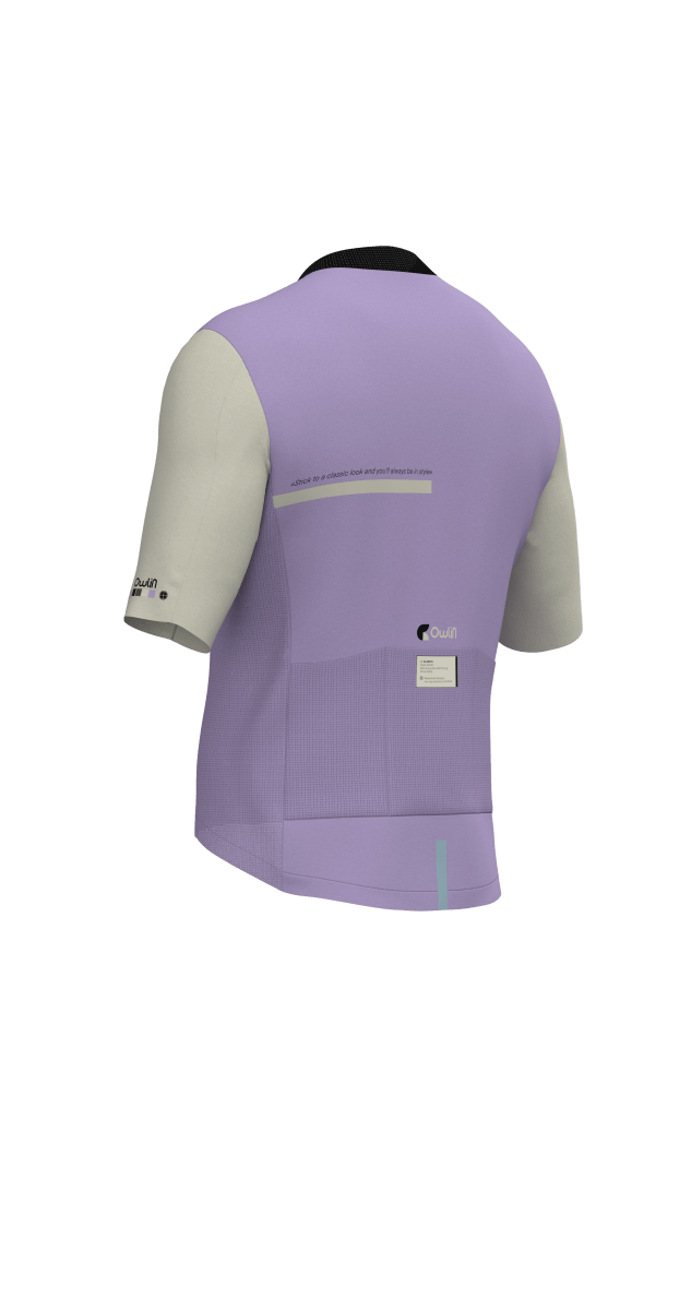 Maillot MC - Classic V2 - H/F - Bleu / Vert / Violet - Owlin.cc
