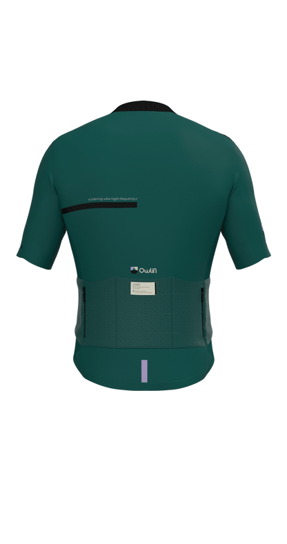 Maillot MC - Ultra V2 - H/F - Beige / Vert - Owlin.cc