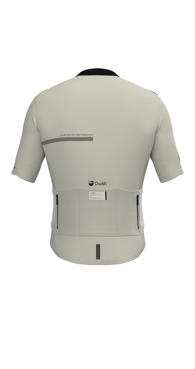 Maillot MC - Ultra V2 - H/F - Beige / Vert - Owlin.cc